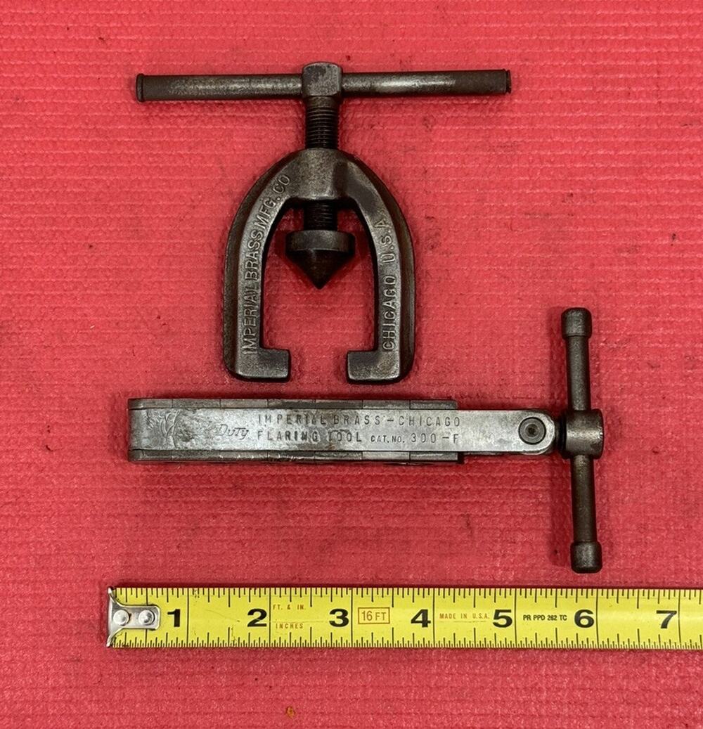 Hi-Duty Imperial Brass 300-F Flaring Tool Forged Steel Made in Chicago USA
